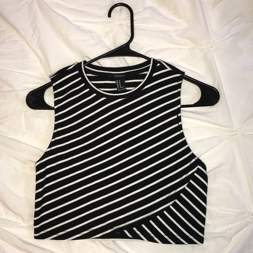 Striped Crop Top